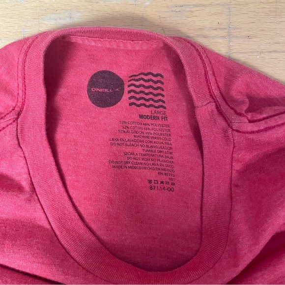 O’Neill Men’s Red Tee Large - Picture 4 of 4